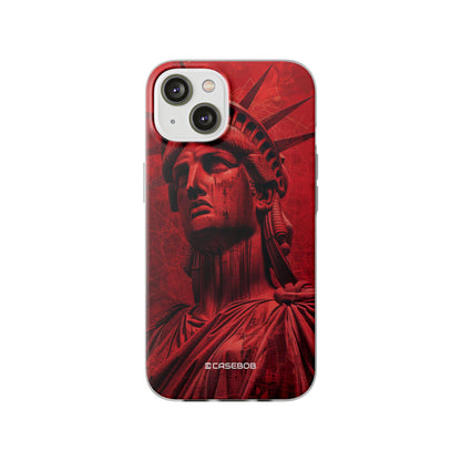 Red Liberty Revolution | Flexible Phone Case for iPhone