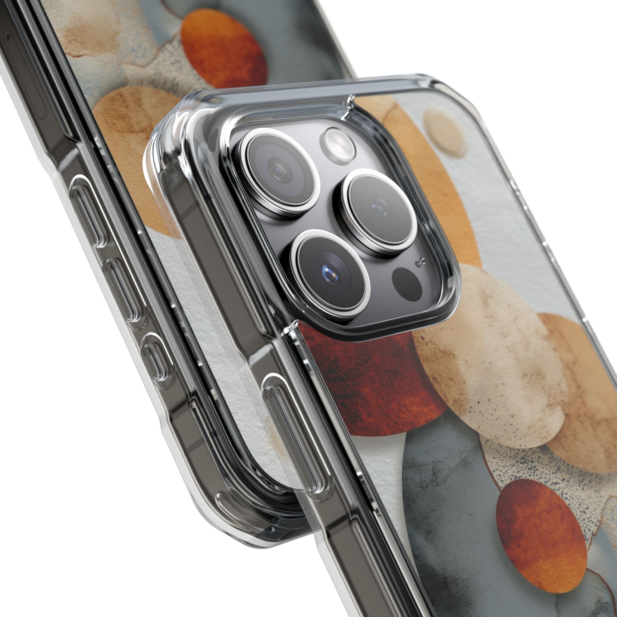 Circles Embrace Warmth iPhone Case - Impact