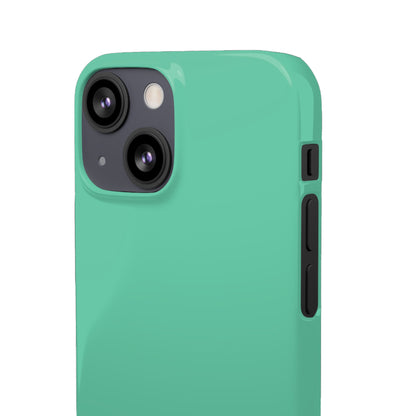 Medium Aquamarine iPhone 13 - Slim Phone Case