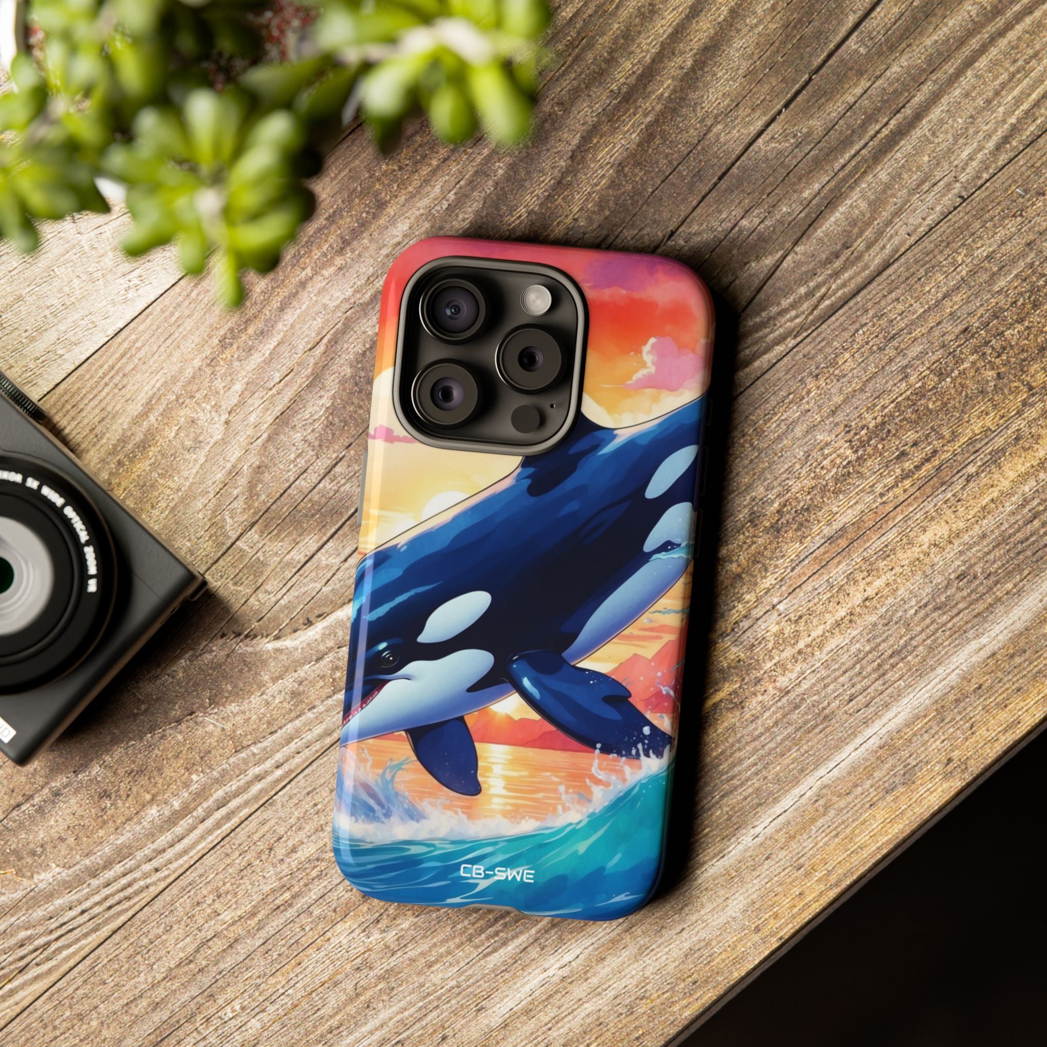 Orca Leaps Joyfully - iPhone Case