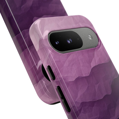 Purple Wave Layers Google Pixel 9 Case - Tough