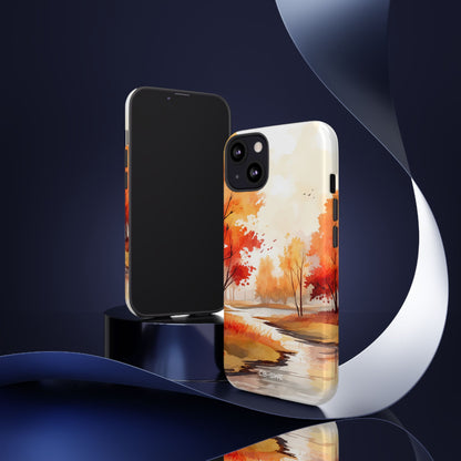 Autumn Leaves Dance - iPhone Case