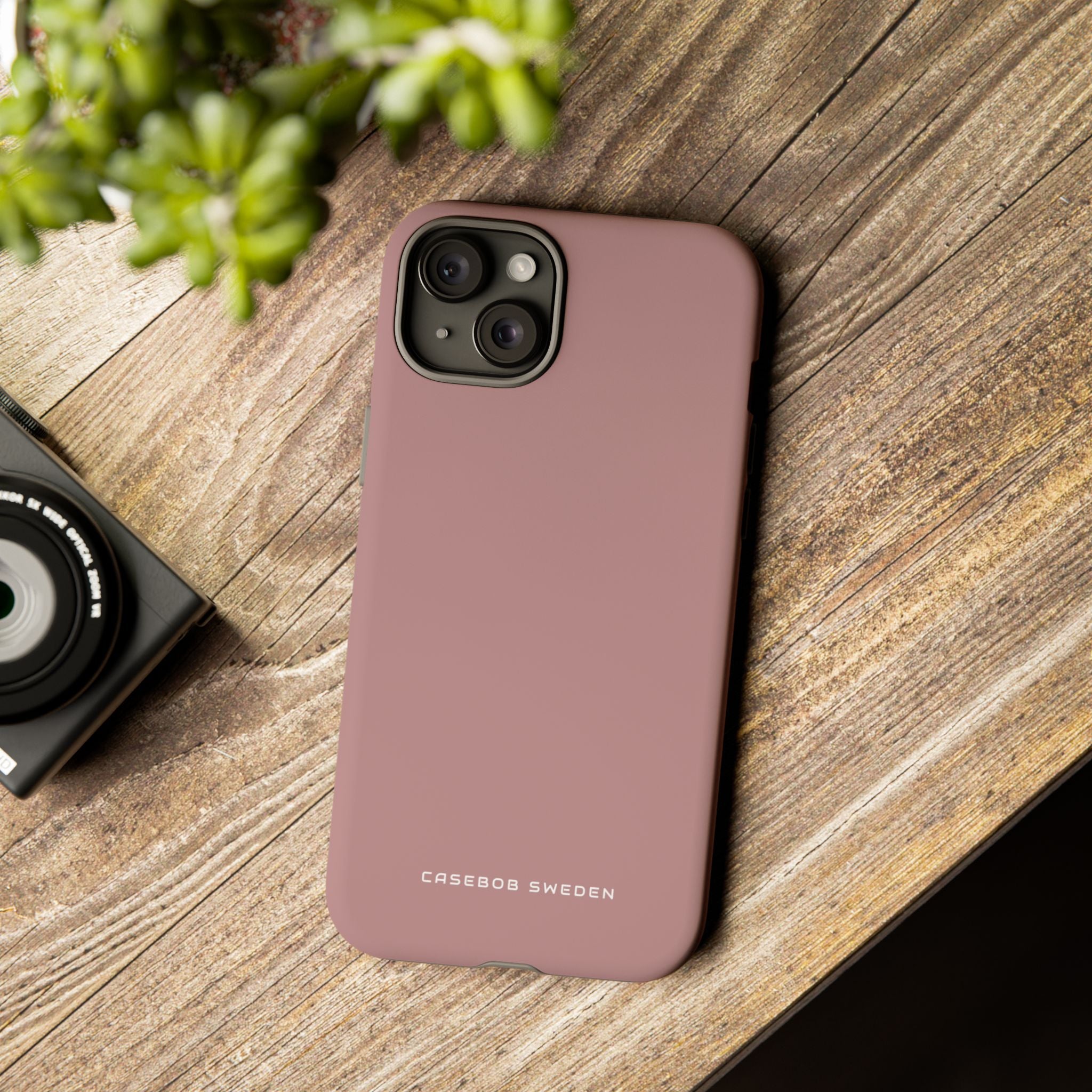 Rosy Brown iPhone 15 - Tough Phone Case