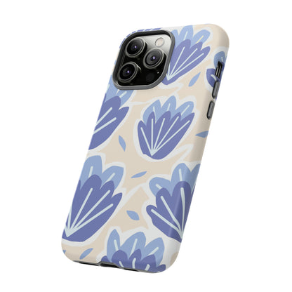 Light Blue Happy Flower - Protective Phone Case