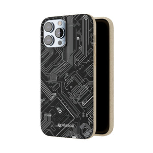 Cyber Circuitry Art | Biodegradable Phone Case