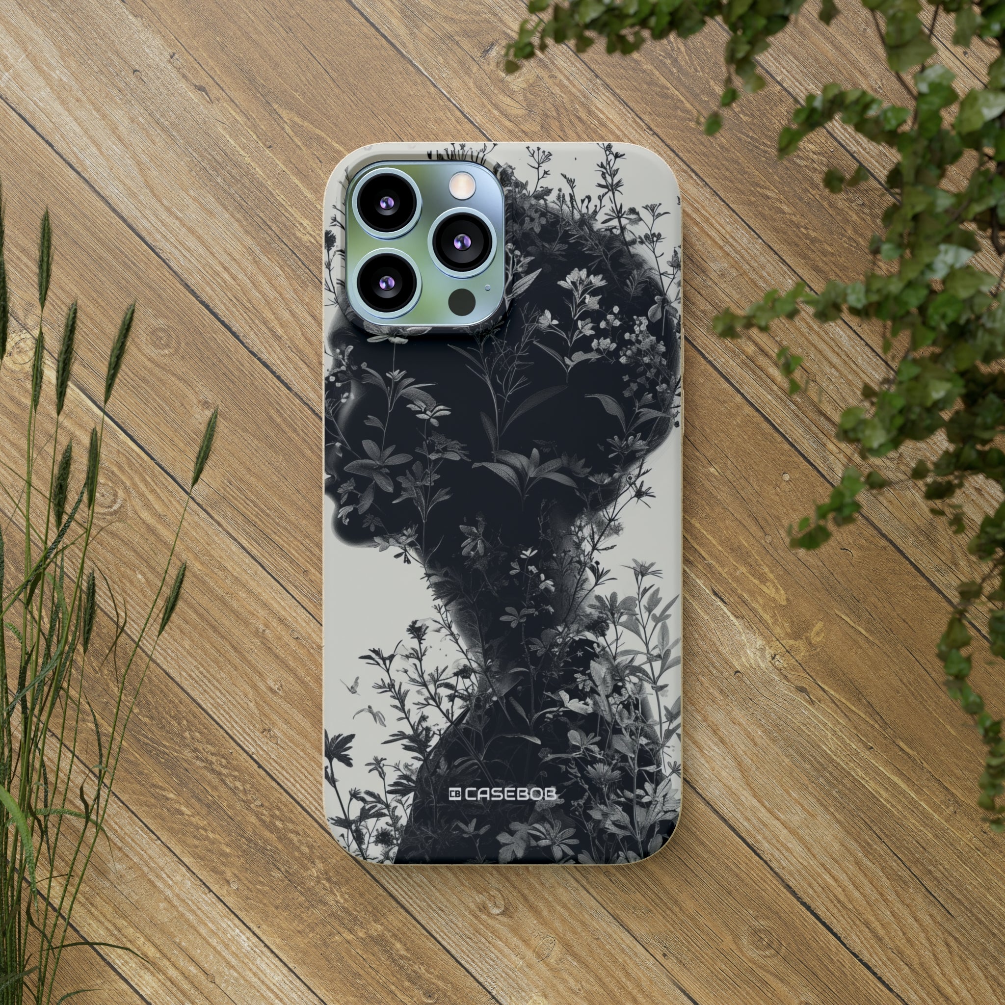 Botanical Silhouette Essence | Biodegradable Phone Case