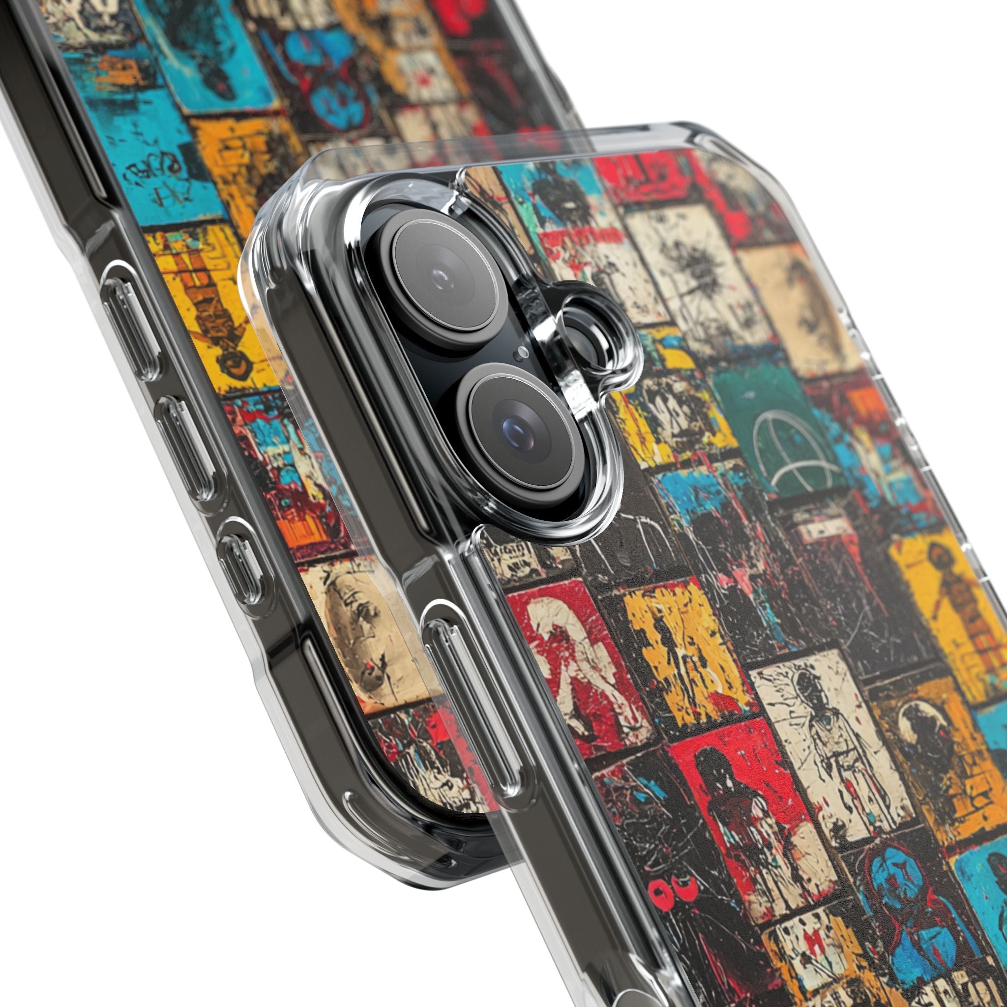 Figured Grid iPhone 16 Case - Impact