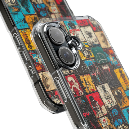 Figured Grid iPhone 16 Case - Impact