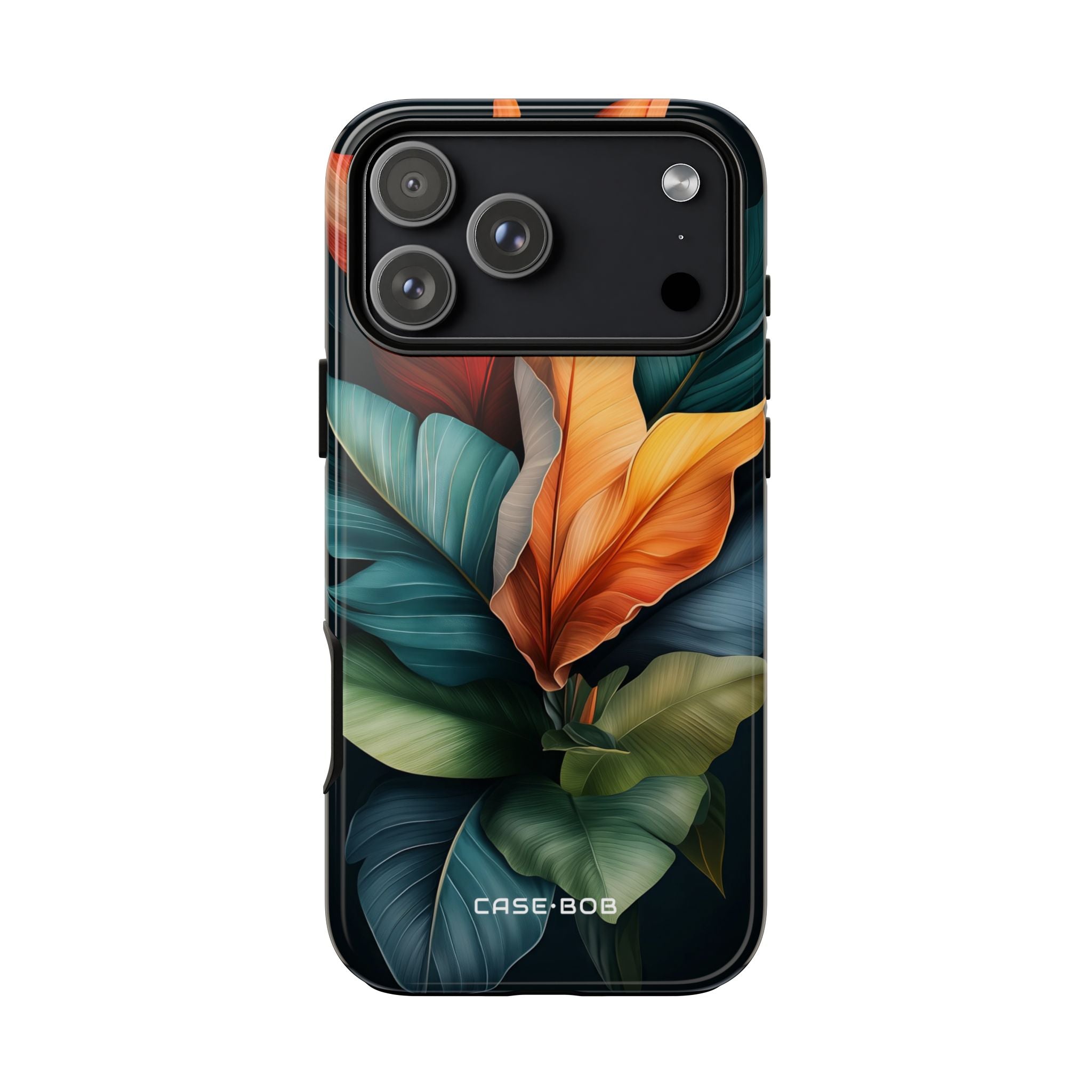 Tropical Leafburst iPhone 17 Pro Max Case - Tough