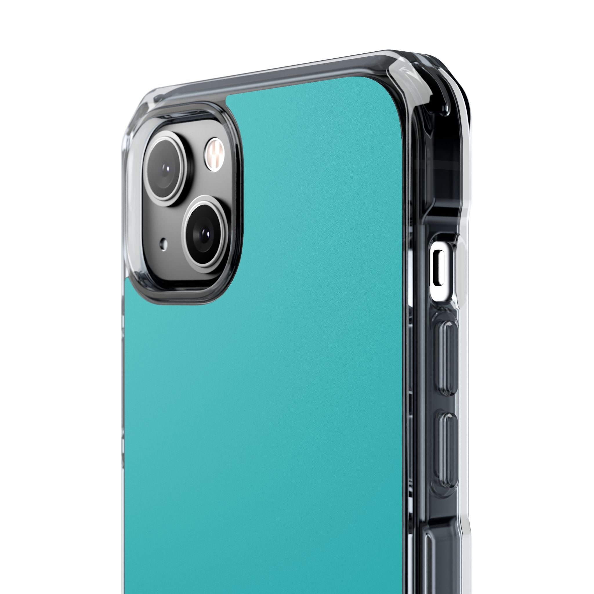 Dark Turquoise iPhone 14 - Clear Impact Phone Case