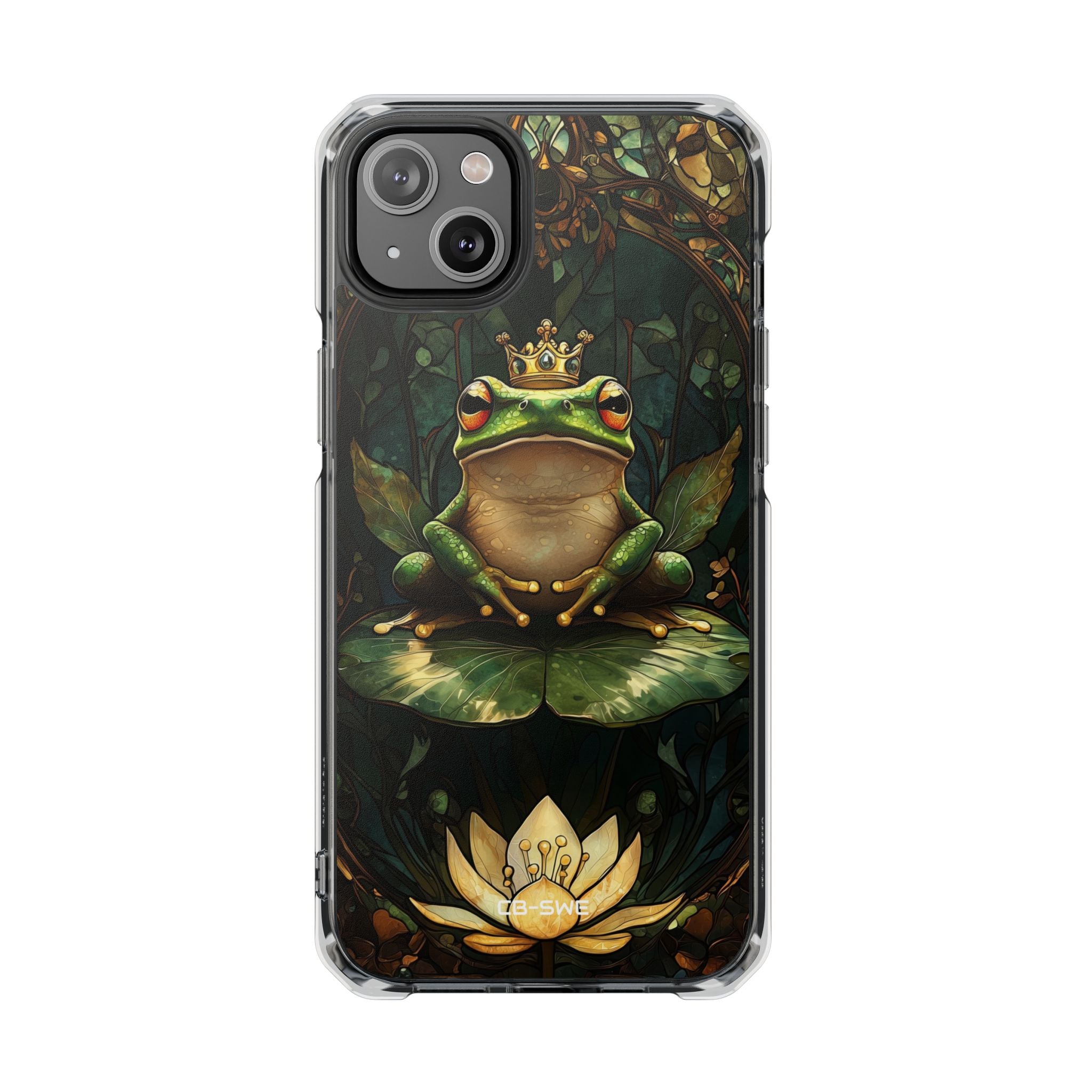 Crowned Frog Rests iPhone Case - Impact