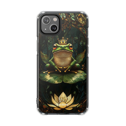 Crowned Frog Rests iPhone Case - Impact