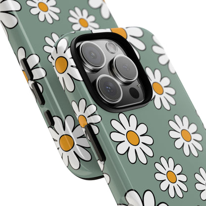 Daisies Dance Playfully - iPhone Case