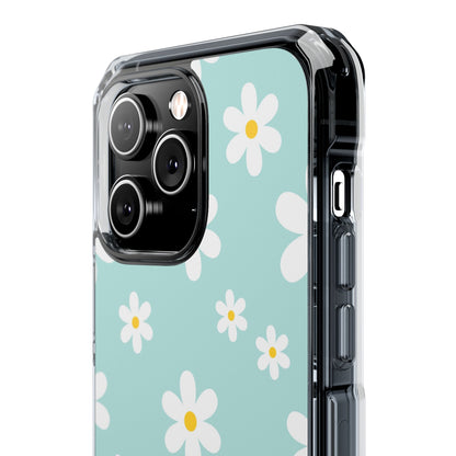 Daisies On Blue iPhone Case - Impact