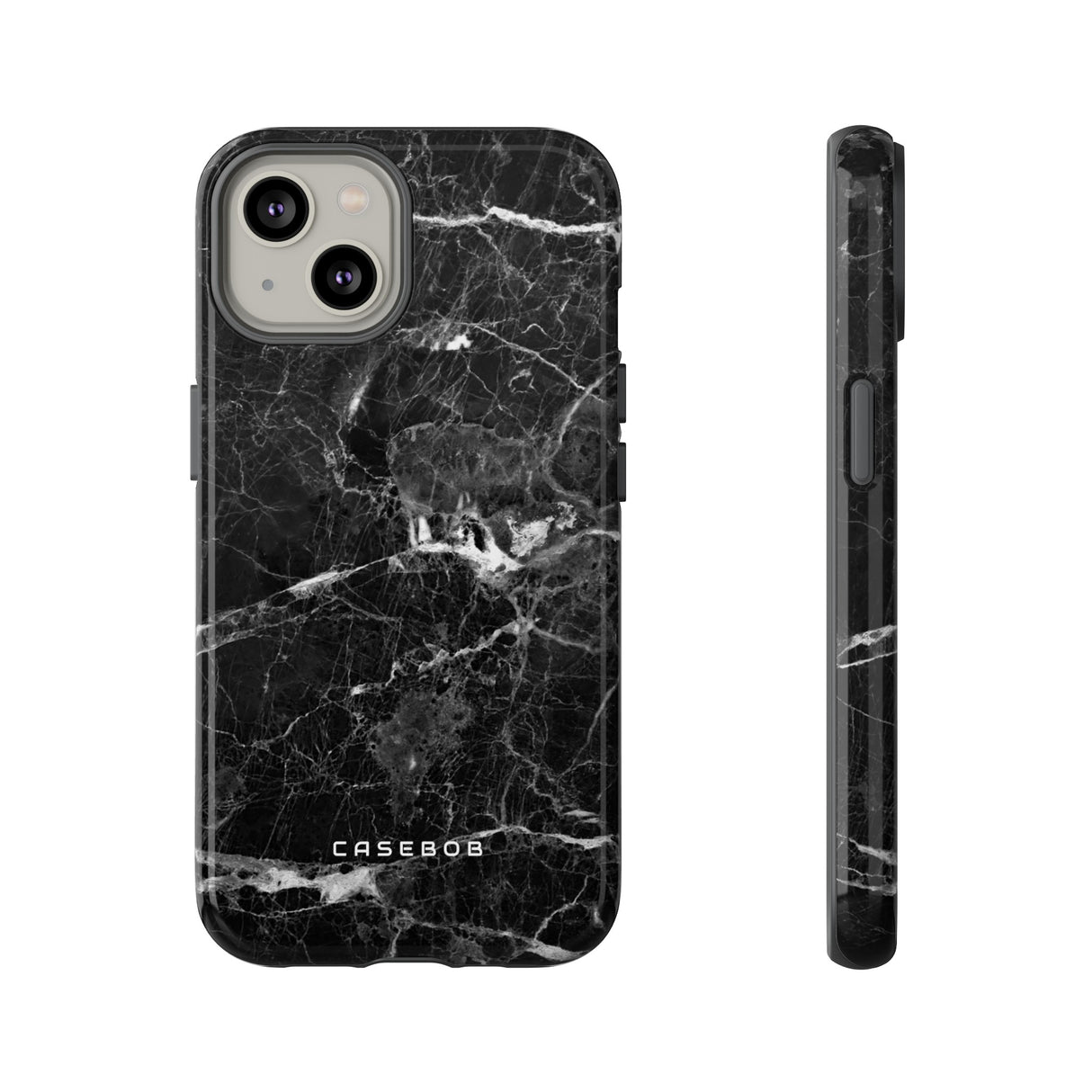 Black Marble - Protective Phone Case