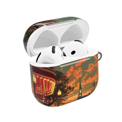 Crimson Classic Glow - AirPods Case