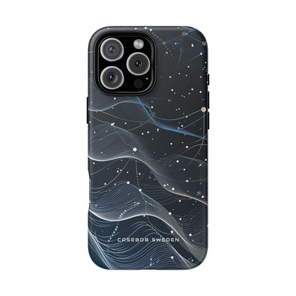 Gradient Neural Waves iPhone 16 - Tough Phone Case