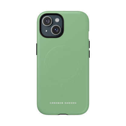 Dark Sea Green iPhone 15 | Tough+ Phone Case