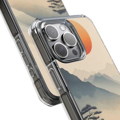Mountains Embrace Sun iPhone Case - Impact