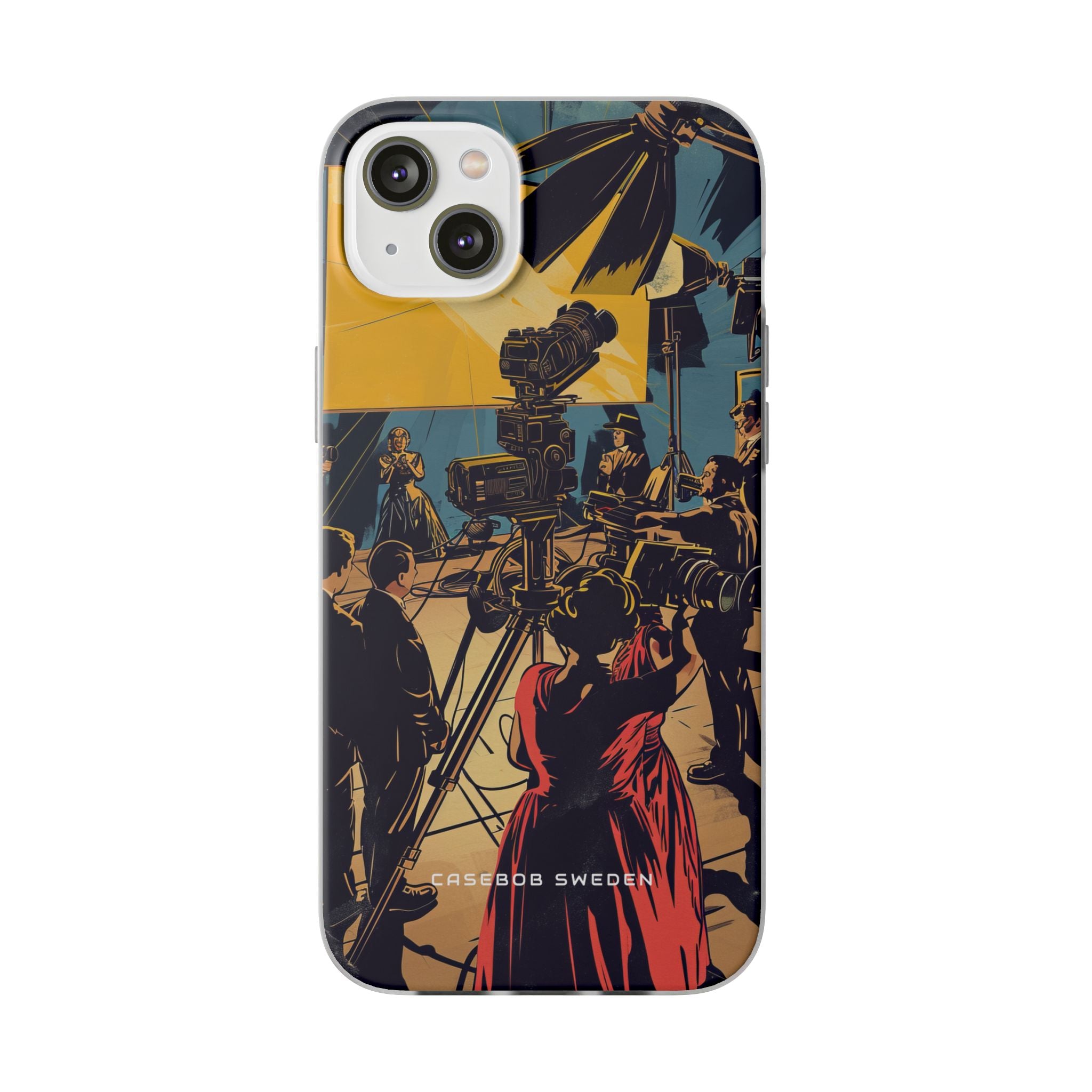 Golden Era Cinematic Spotlight iPhone 14 - Flexi Phone Case