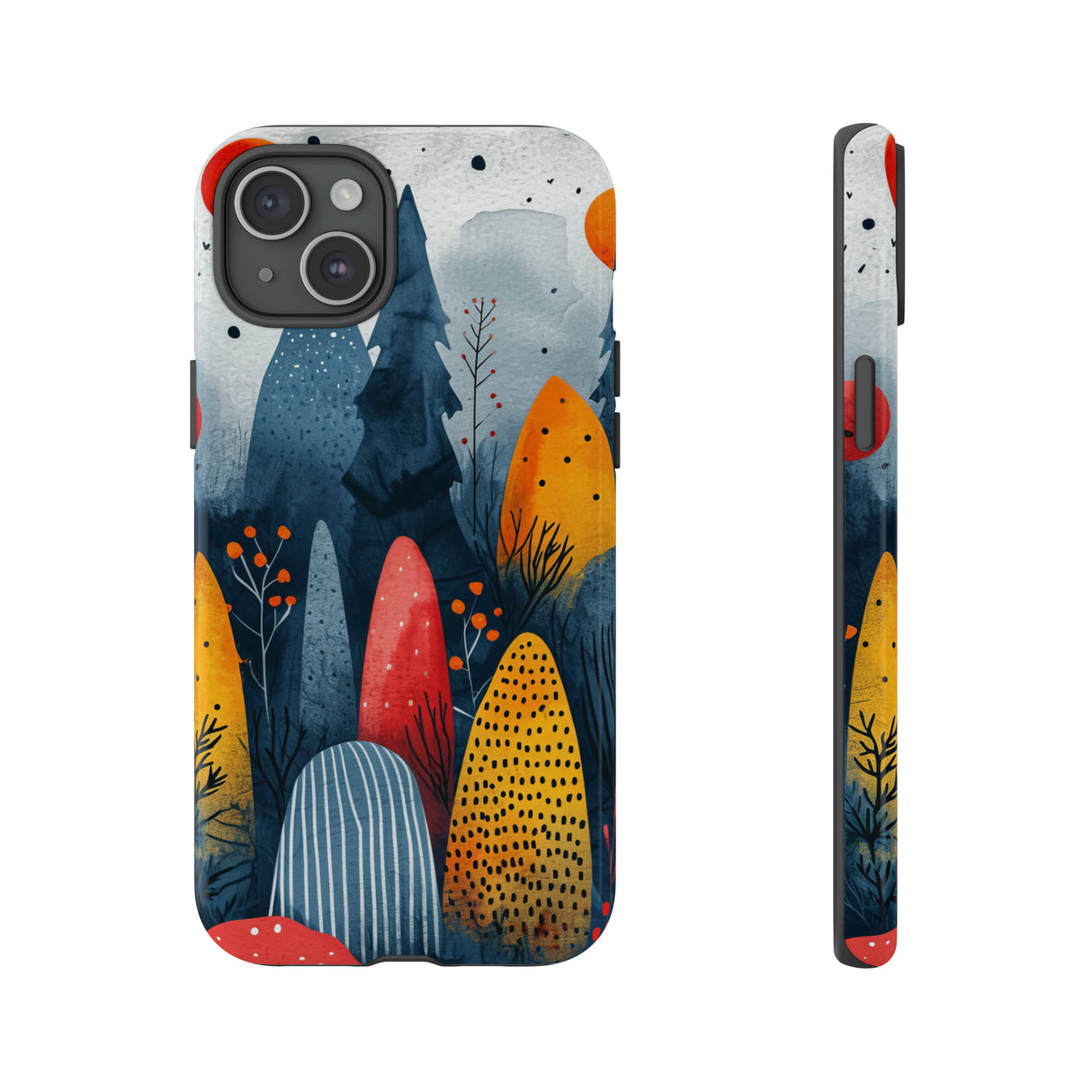 Scandinavian Forest Elegance - Protective Phone Case