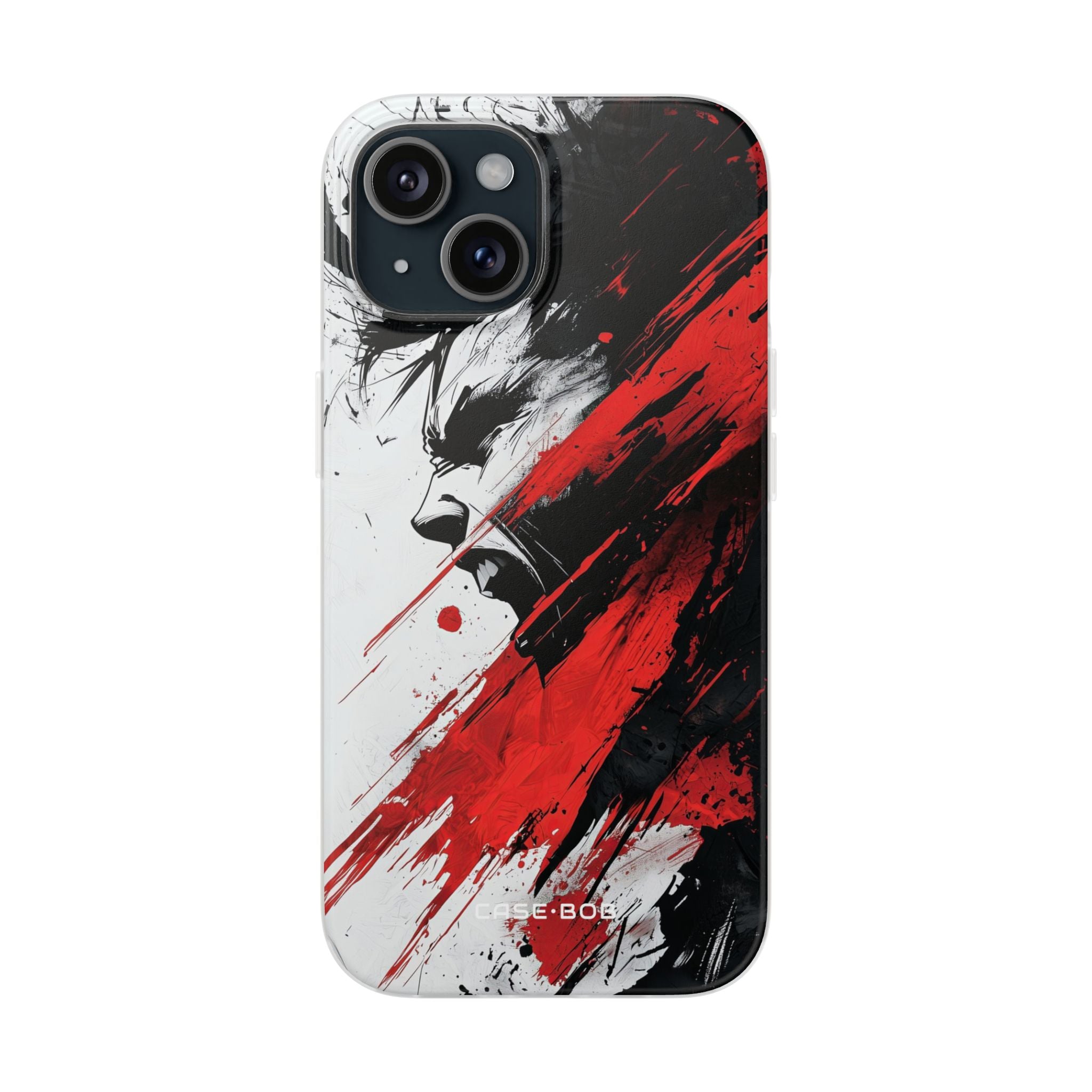 Yelling Profile Burst iPhone 15 Case - Soft