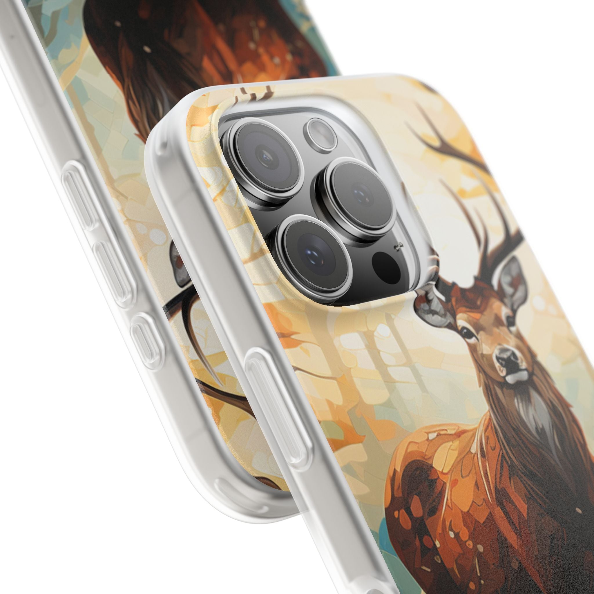 Glowing Stag iPhone 16 Pro Case - Soft
