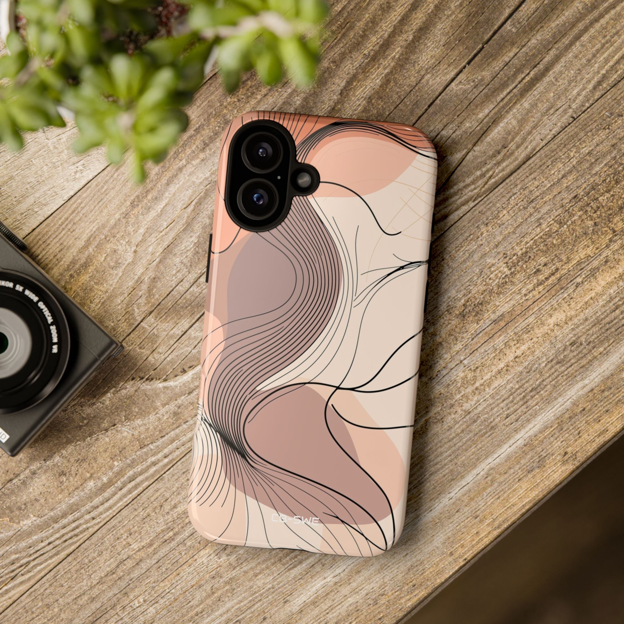 Gentle Waves Flow - iPhone Case