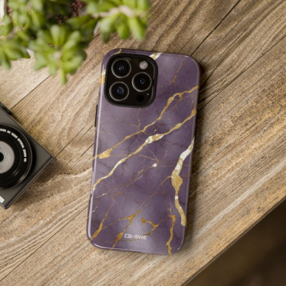 Golden Veins Flowing - iPhone Case