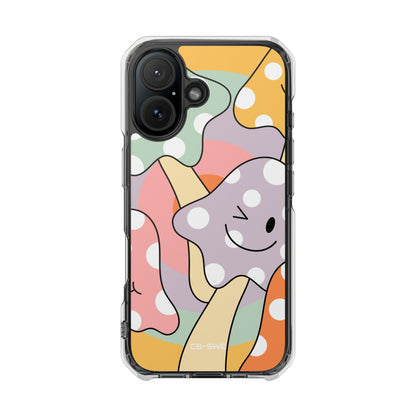 Playful Mushroom Friends iPhone Case - Impact