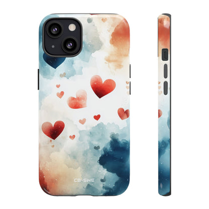 Floating Hearts Dance - iPhone Case