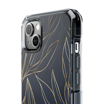 Modern Gold Leaves iPhone Case - Impact