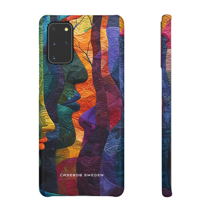 Harmonized Faces and Nature Fusion Samsung S20 - Slim Phone Case