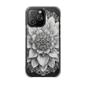 Celestial Mandala Harmony - Phone Case for iPhone (Clear Impact - Magnetic)