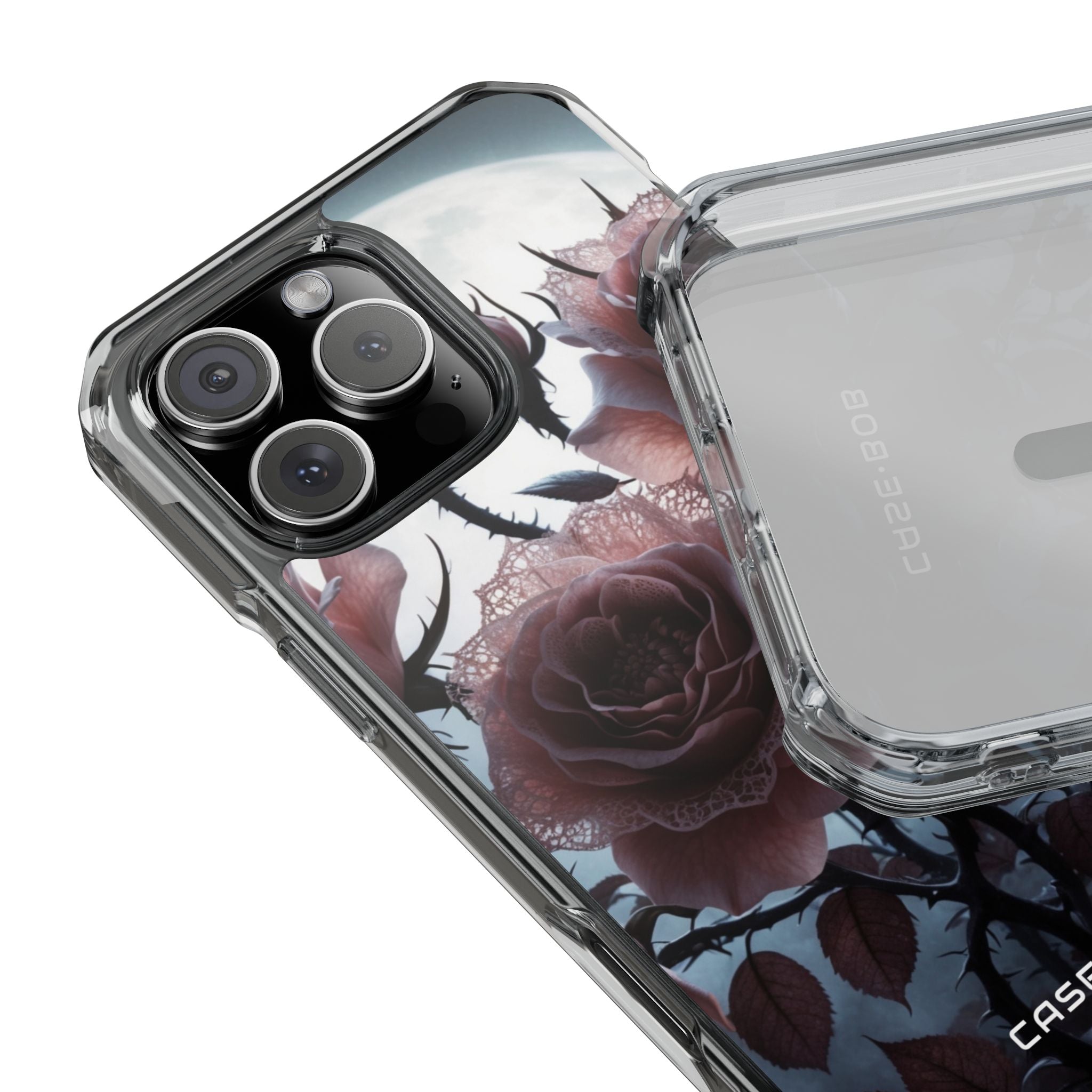 Luminous Rose Thorns iPhone 16 Pro Max Case - Impact