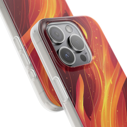 Flaming Flow iPhone 15 Pro Case - Soft