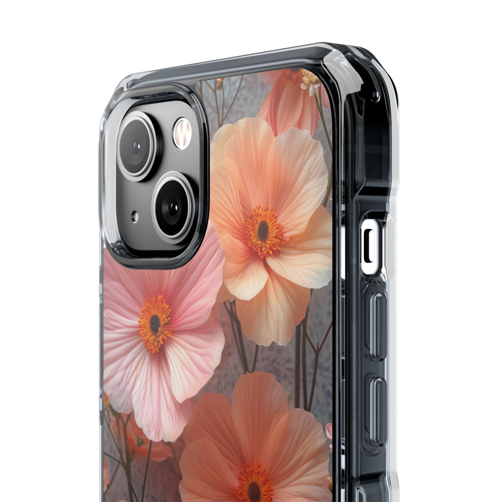 Serene Botanical Blooms - Clear Impact iPhone 14 Phone Case