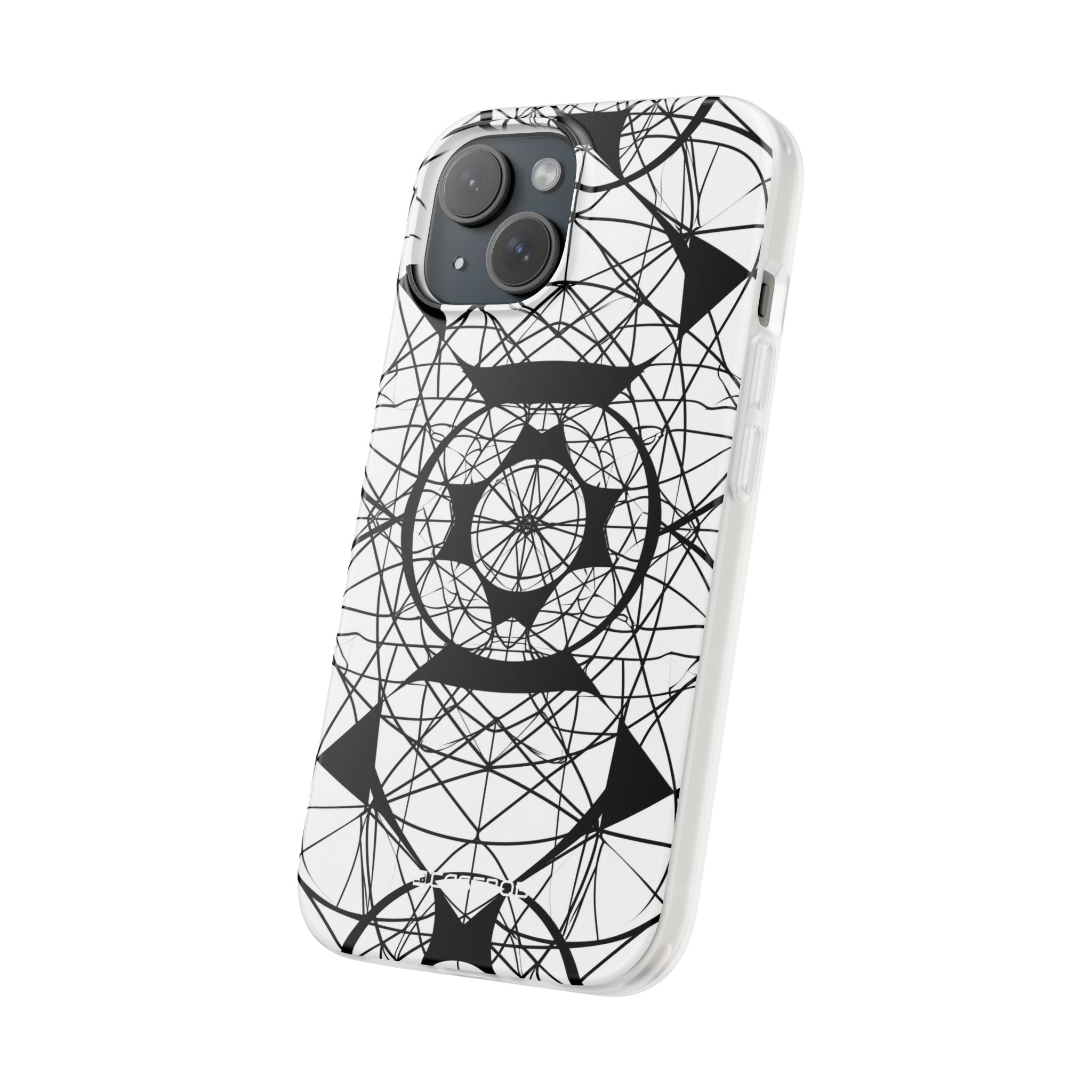 Geometric Hypnosis | Flexible Phone Case for iPhone