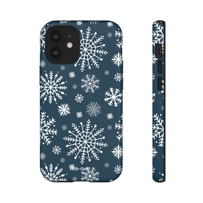Snowflakes Dance Gracefully - iPhone Case