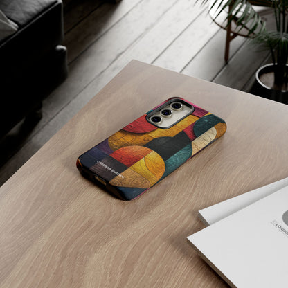 Vibrant Geometric Art - Tough Samsung S23 Phone Case