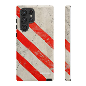 Crimson Line Minimalism - Protective Phone Case