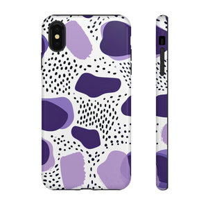 Purple Dots Elegance Case - Schutzhülle fürs Handy