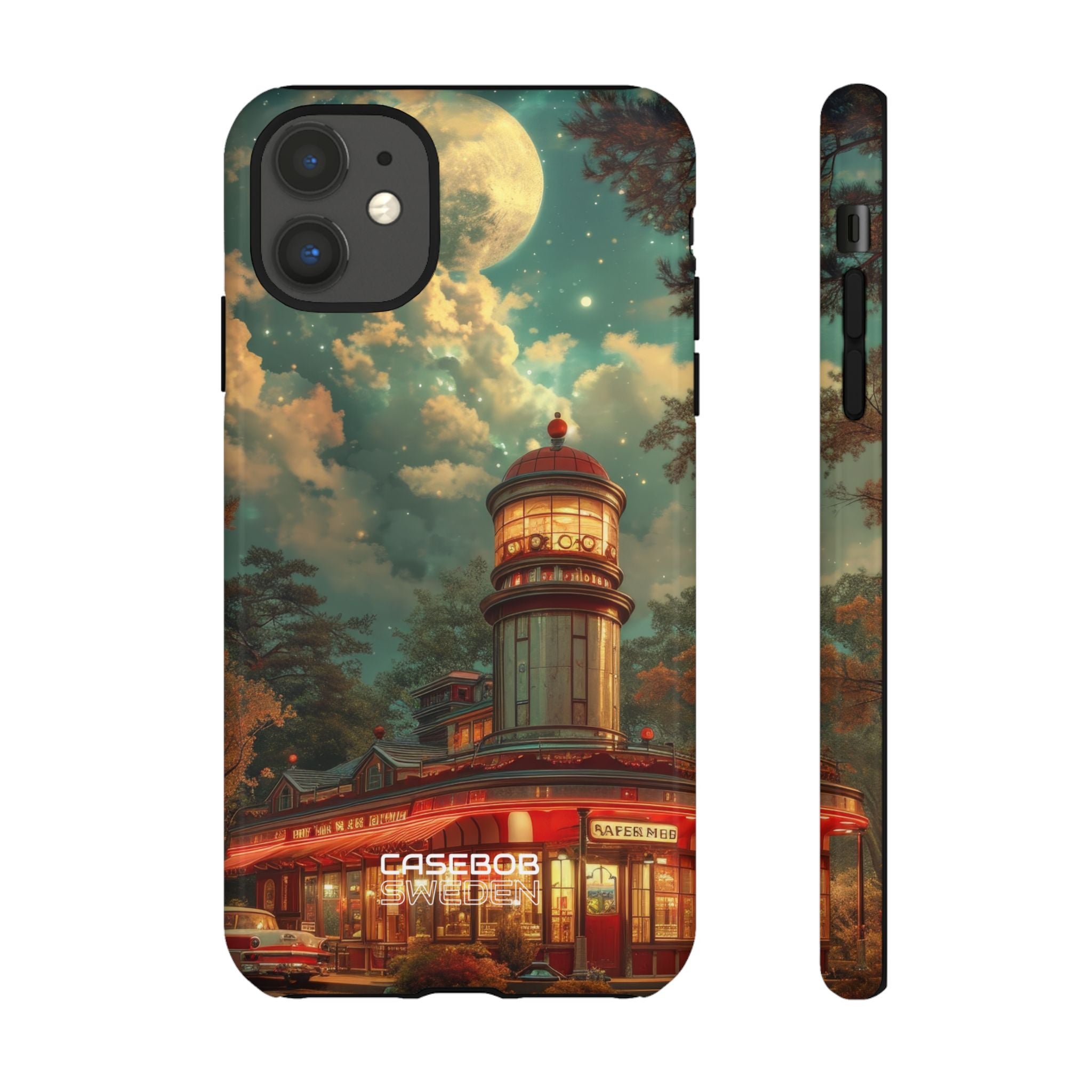Retro Moonlight Cafe iPhone 11 - Tough