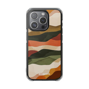 Earth Tone Pattern | Phone Case for iPhone (Clear Impact Case - Magnetic)