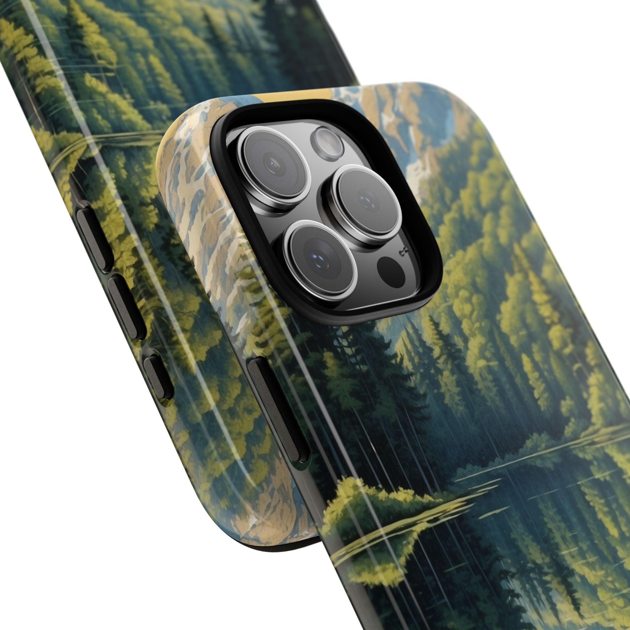 Mountain Peaks Reflect - iPhone Case