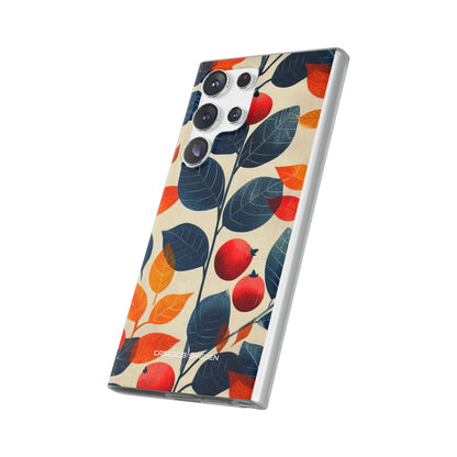 Autumn Nature Pattern - Flexi Samsung S23 Phone Case