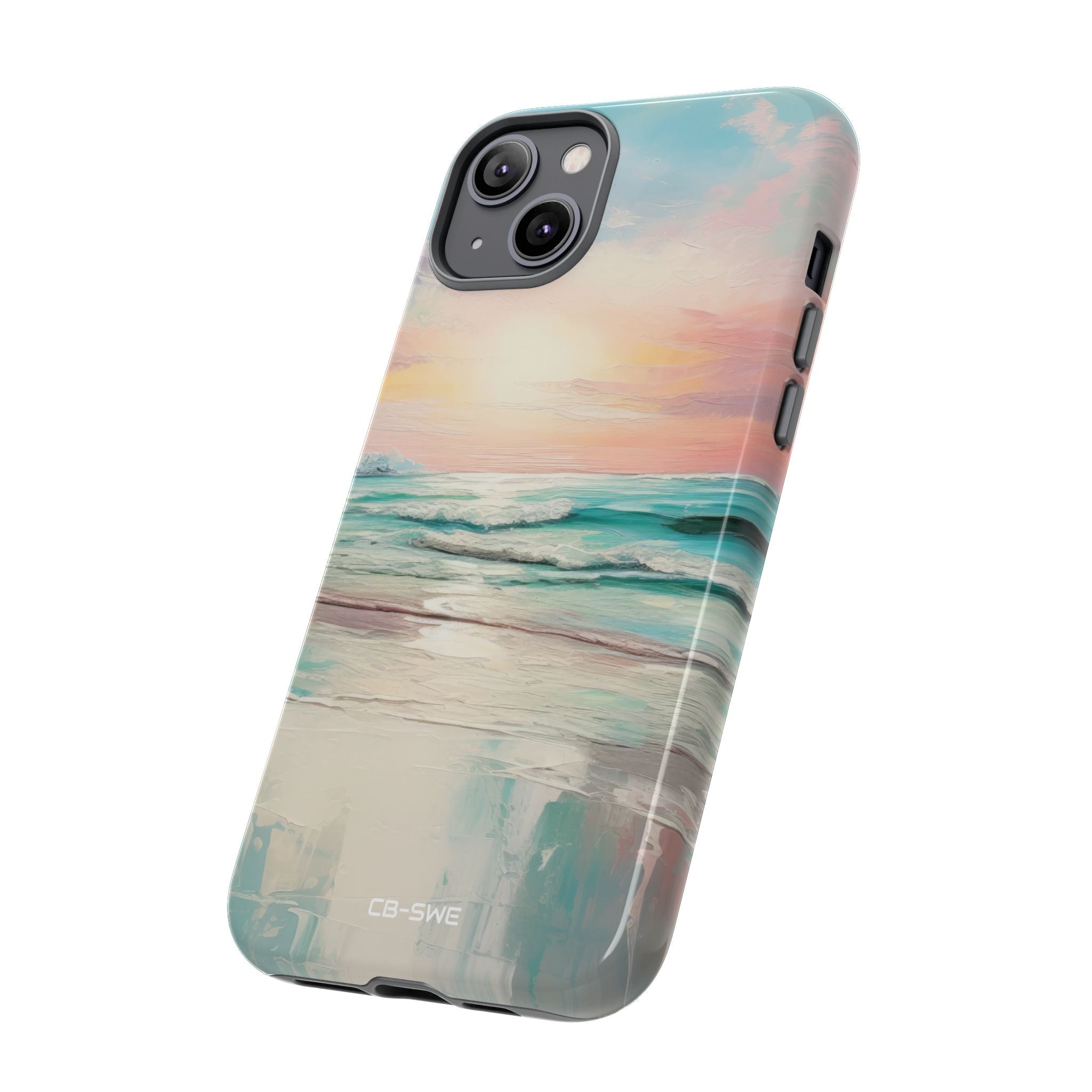 Waves Glistening Softly - iPhone Case