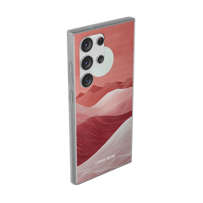 White Orb Dunes Samsung S23 Ultra Case - Soft