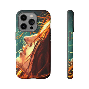 Oil Painting - Girl at Night - Protective Phone Case