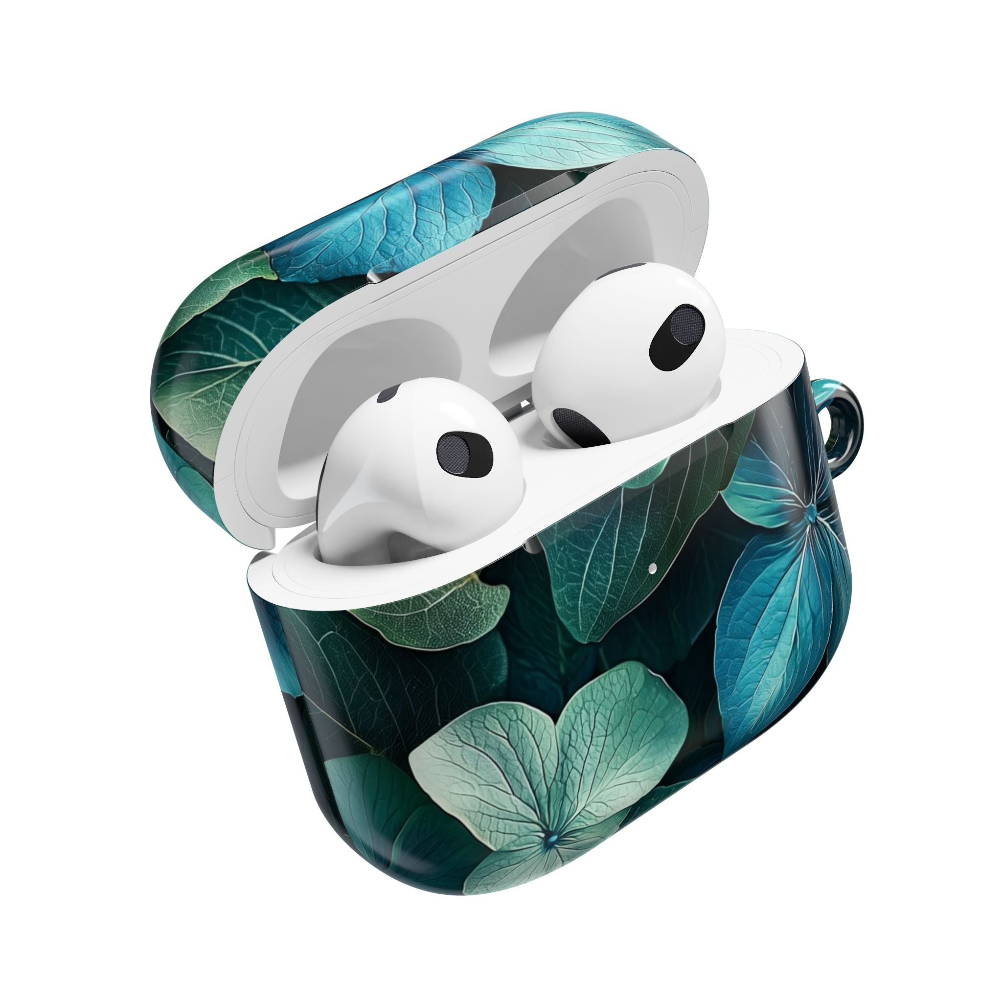 Teal Bloom - AirPods Case